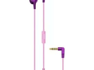 Casti in ureche roz cu mov FUSION Flower Maxell
