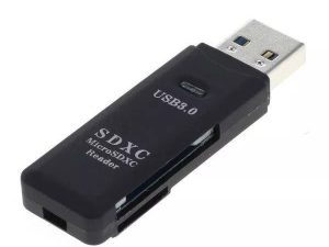 Cititor CARD cu port USB 3.0 +micro USB SDXC microSDXC reader