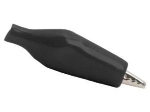 Clema crocodil mini 28mm 5A negru