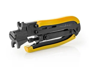 Cleste compresie Nedis CSGG49530YE otel calit pentru conectori F /RG58 /RG59 /RG6 /RG7 /RG11
