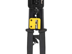 Cleste sertizare RJ45 RJ12 RJ11 RJ 6P RJ 8P + cutit pentru dezizolare REBEL RB-1007