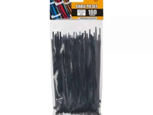 Coliere plastic 150x3.6mm negre 100buc Handy