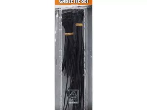 Coliere plastic negre 75buc Handy