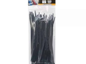 Coliere plastic negru 200x4.6mm 100buc Handy