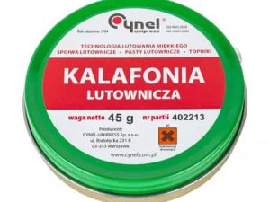 Colofoniu 45gr curata suprafetele ce urmeaza a fi lipite Cynel