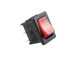 Comutator 250V 6A cu retinere bec rosu 1 circuit 2 pozitii Somogyi Elektronic