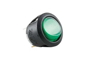 Comutator basculant bec verde ON-OFF 250V/6A incastrare 21mm HOME