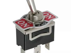 Comutator cu brat 1 circuit 10A 250V ON-OFF-ON cu retinere