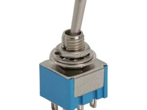 Comutator cu brat 2 circuit 3A 250V ON-ON cu retinere