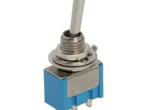 Comutator ON-ON 3 pini 12x6.5x9.5mm cu retinere Goobay