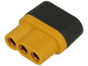 Conector alimentare DC mufa MR60 mama 3pin 30A 500V lipire pe cablu AMASS MR60-F