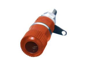 Conector banana mama 4mm poate fi cositorit rosu HOME