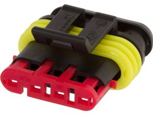 Conector cablu Superseal 1.5 mama mufa 4 pini IP67 TE Connectivity 282088-1