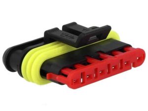 Conector cablu Superseal 1.5 mama mufa 6 pini IP67 TE Connectivity 282090-1