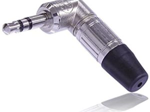 Conector Jack 3.5 mm stereo tata in unghi de 90 grade Neutrik NTP3RC