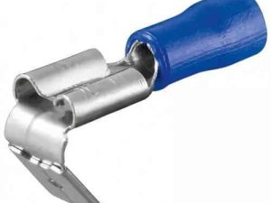 Conector papuc tata+mama albastru 6.4x0.8mm Goobay