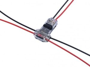 Conector rapid cu blocare in T pentru doua fire