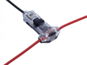 Conector rapid cu blocare in T pentru un fir