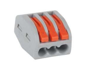 Conector universal 3x 0.75-2.5 mm portocaliu 20A 250V