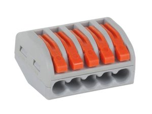Conector universal rapid 5x 0.75-2.5mm portocaliu