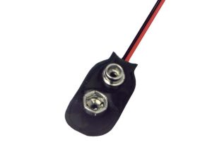 Contact baterie 9V cu fir de 15 cm pentru lipire