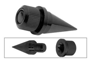 Contacte ascutite pentru incinte acustice metal negru