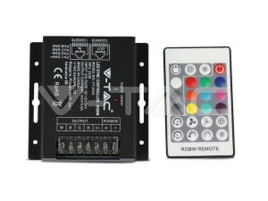 Controller Banda LED cu DIMMER 12V/24V RGB+W 288W V-TAC