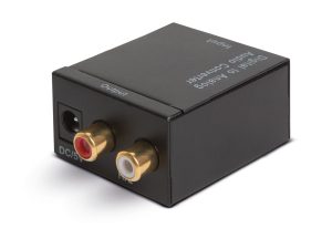 Convertor audio STEREO intrare Toslink/RCA digital la iesire analogic 2x RCA catre amplificator alimentare USB DELIGHT 05147