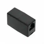 Cupla prelungire telefonica modulara RJ11 6P4C negru Well