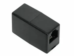 Cupla prelungire telefonica modulara RJ11 6P4C negru Well