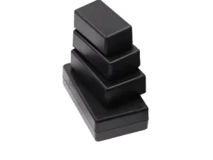 Cutie cu auto-inchidere 92x52x43 mm negru pentru montaje electronice