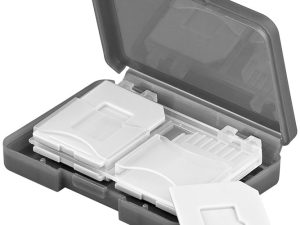 Cutie de stocare 4 carduri de memorie SD/Micro SD/MMC Goobay 95349