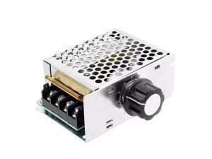 Dimmer de tensiune 220V 4000W 10A cu carcasa 85x55x38mm
