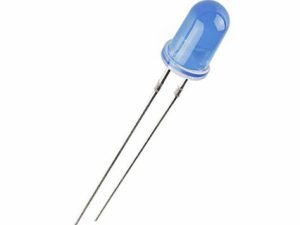 Dioda LED 5mm albastru 3.2VDC 20mA