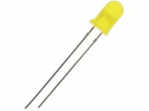 Dioda LED 5mm galben 2VDC