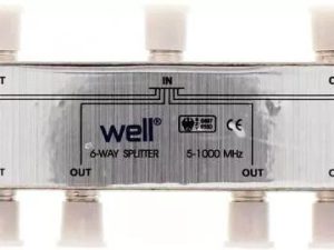 Distribuitor semnal TV 6 cai 1000Mhz Well