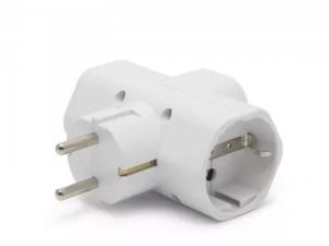Distribuitor triplu T schuko la 3 schuko 3.500W 16A protectie copii Delight 05679