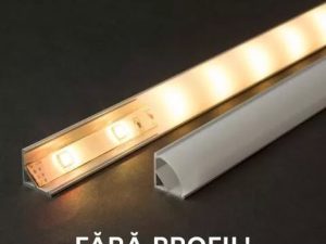 Ecran opal pentru profil aluminiu LED 1000mm Phenom