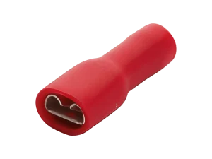 FFD-1638 Papuc auto mama 6.35mm rosu complet izolat 0.5-1.5mm2/0.8x6.35mm Safak FFD-1638