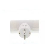 Fisa cu contact protectie SCHUKO la 3x SCHUKO Well