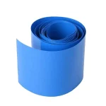 Folie termocontractabila albastru pentru 18650 260mm 1m