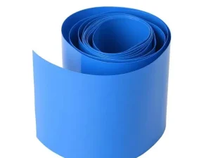Folie termocontractabila albastru pentru 18650 260mm 1m