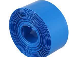 Folie termocontractabila pentru Li-ion 18650 albastru 180mm 1m