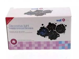 Ghirlanda luminoasa 100 LED-uri rosii cu jocuri de lumini WELL
