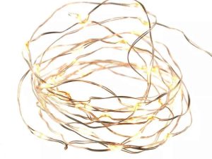 Ghirlanda luminoasa 30 micro LED-uri albe luminozitate ridicata lumina calda WELL