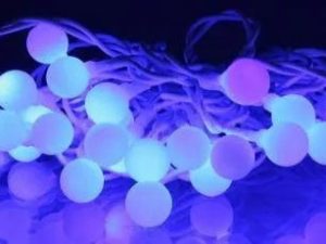 Ghirlanda luminoasa cu sfere albastre 30 LED-uri 4.35m well