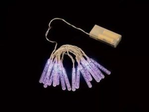 Ghirlanda luminoasa cu turturi 16 LED-uri albastre WELL