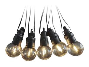 Ghirlanda SOLARA LED 10x 0.5W 12m 3000K IP44 3.7V 1200mAh V-Tac SKU-7804