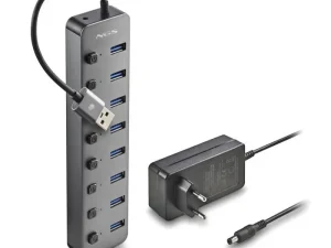 HUB USB 3.0 NGS iHub8 cu 8 porturi si alimentator HUB-IHUB8-NGS