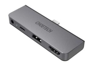 HUB USB type C - 1x HDMI + 1x USB 2.0 + USB type C PD 60W+ 1x Jack 3.5 mm Choetech HUB-M13